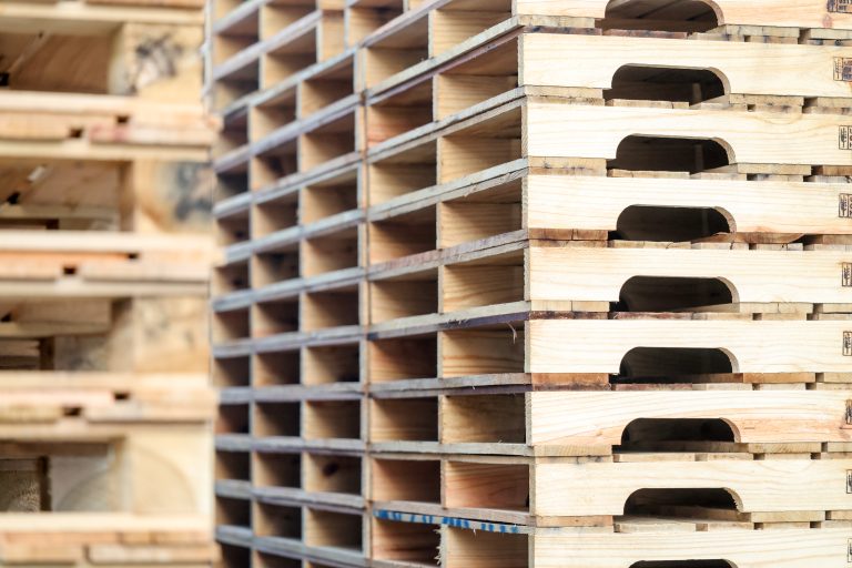 Stack of Stringer Pallets